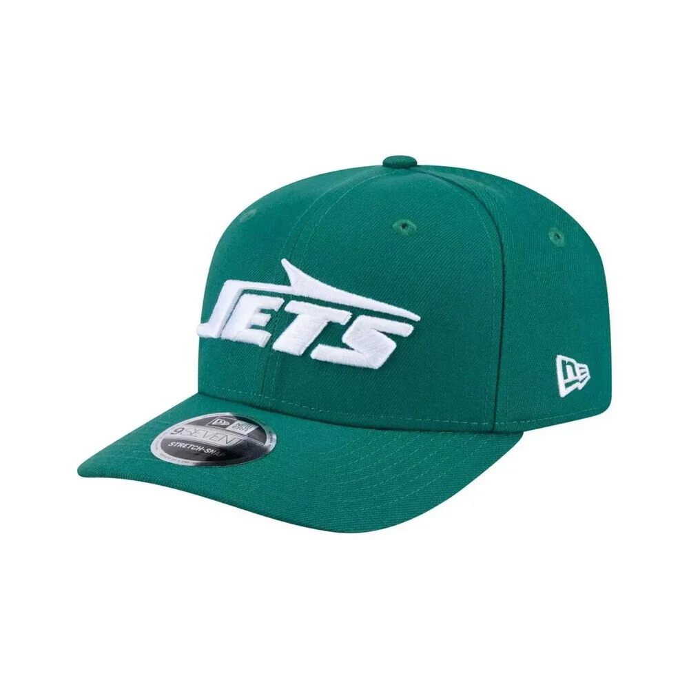New Era New York Jets 9Seventy Mens OS Green Stretch Adjustable Snap Hat JAX49